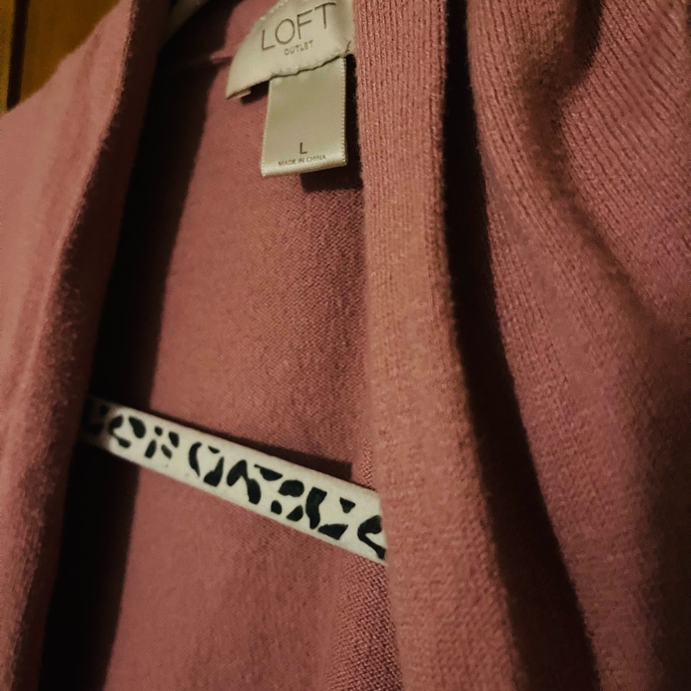 LOFT Women's Dusty Rose Cardigan